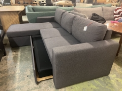 Bäddsoffa med divan